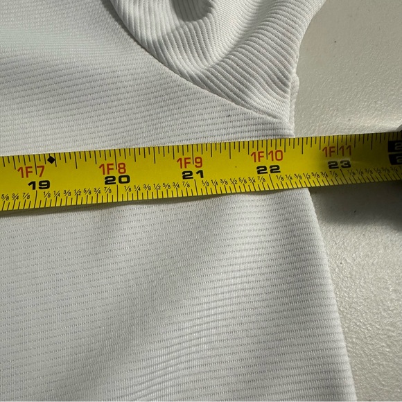 BEN HOGAN Shirt Men's Size Large White Polo Performance Logo Casual Short SL - Picture 8 of 11